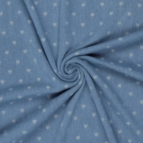 Tela Denim Fancy Jacquard Mix Azul - Imagen 2