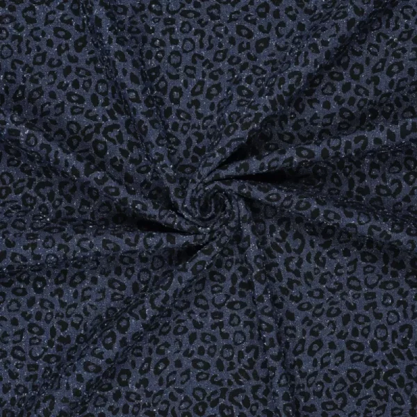 Tela Denim Punched Animal Azul - Imagen 3