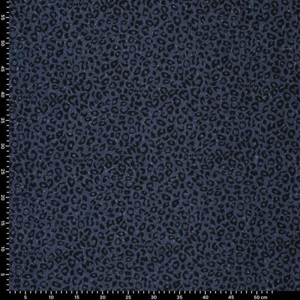 Tela Denim Punched Animal Azul - Imagen 6
