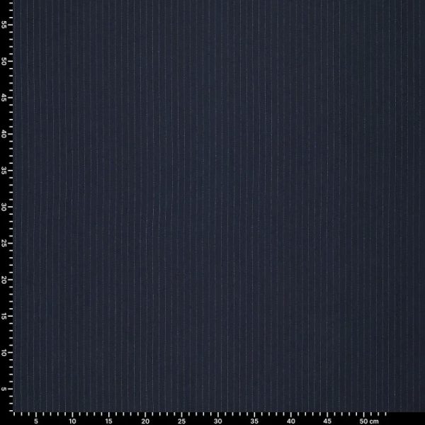 Tela Orlando Small Lurex Stripe Azul - Imagen 7