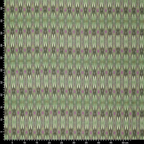 Tela Stretched Diamonds Lurex verde - Imagen 5