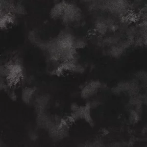 Tela Velvet Satin Foil Flora Negro