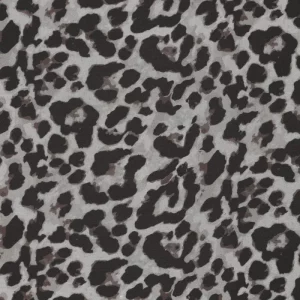 Tela Viscosa Leopardo Gris