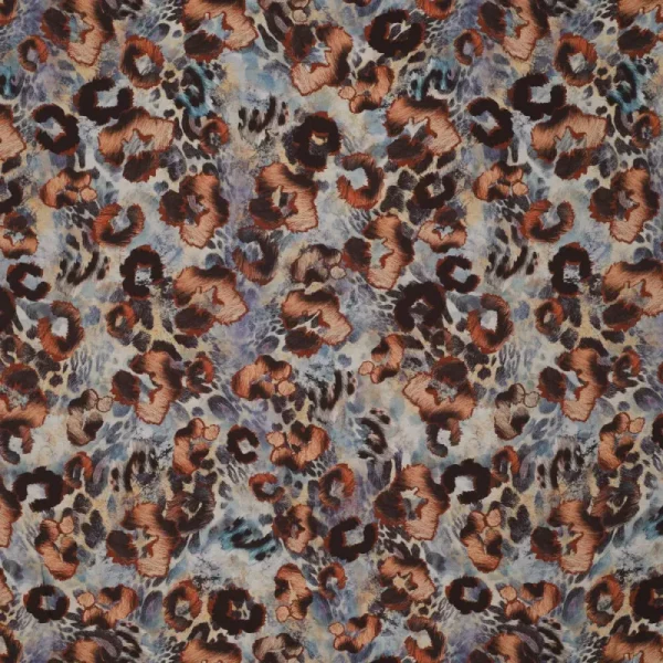 Tela Viscosa Panther Blue