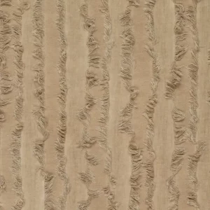 Tela Jacquard Rayas con Flecos Gris